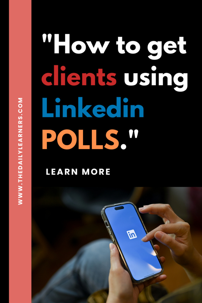 How to get clients for your business using Linkedin polls