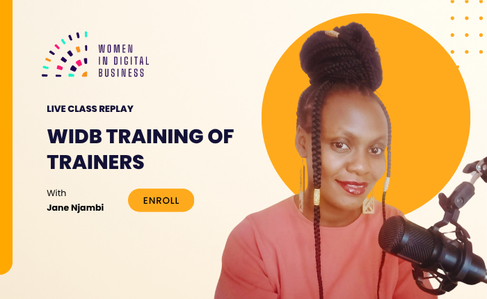 WIDB Training of Trainers – Live Class Replay